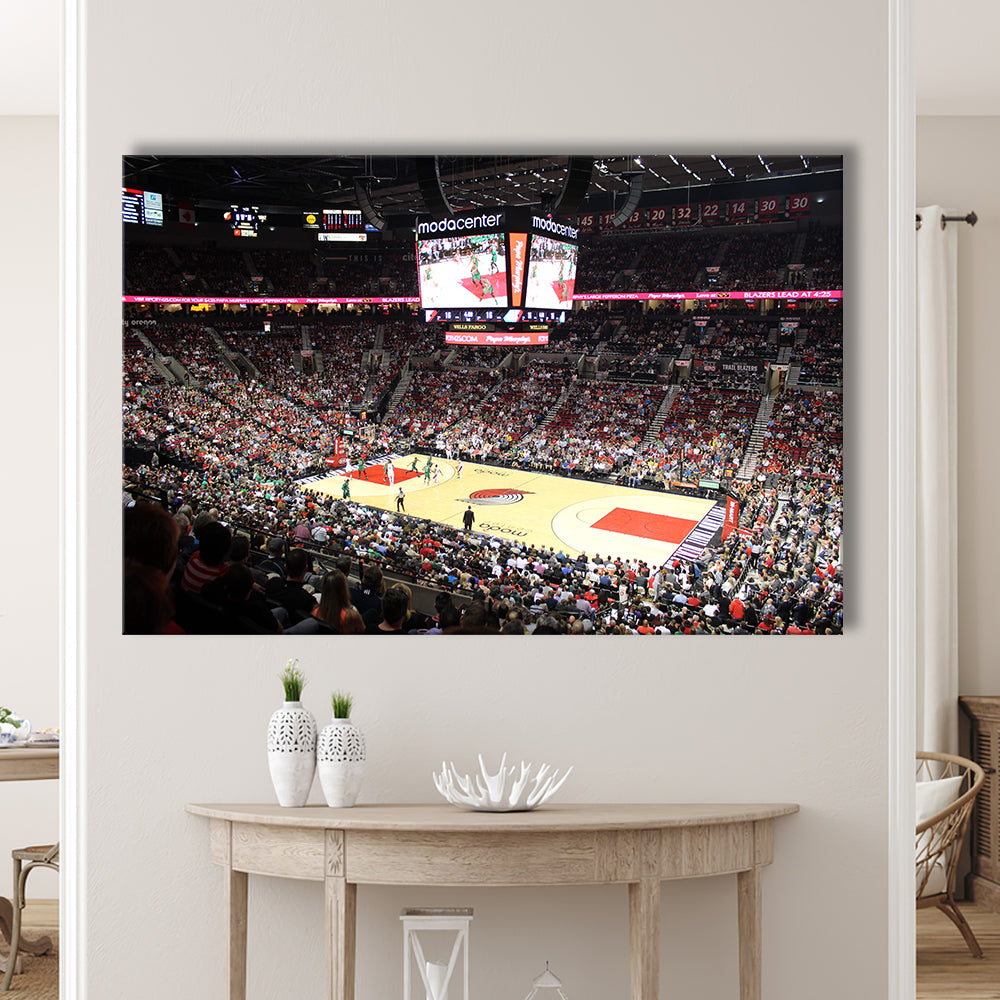 Inside Scotiabank Arena Toronto, Stadium Canvas, Sport Art, Gift for him, Man Cave Decor, Art Print, Canvas Print Wall Art