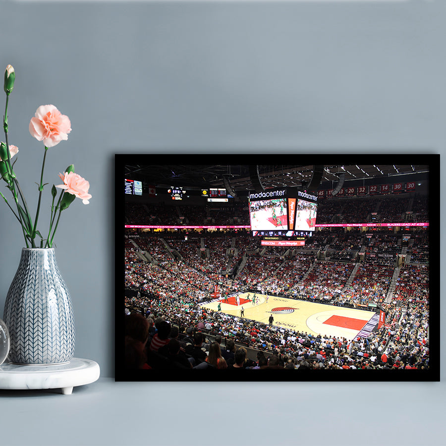 Inside Scotiabank Arena Toronto, Stadium Canvas, Sport Art, Gift for him, Framed Art Print Wall Decor, Picture Framed