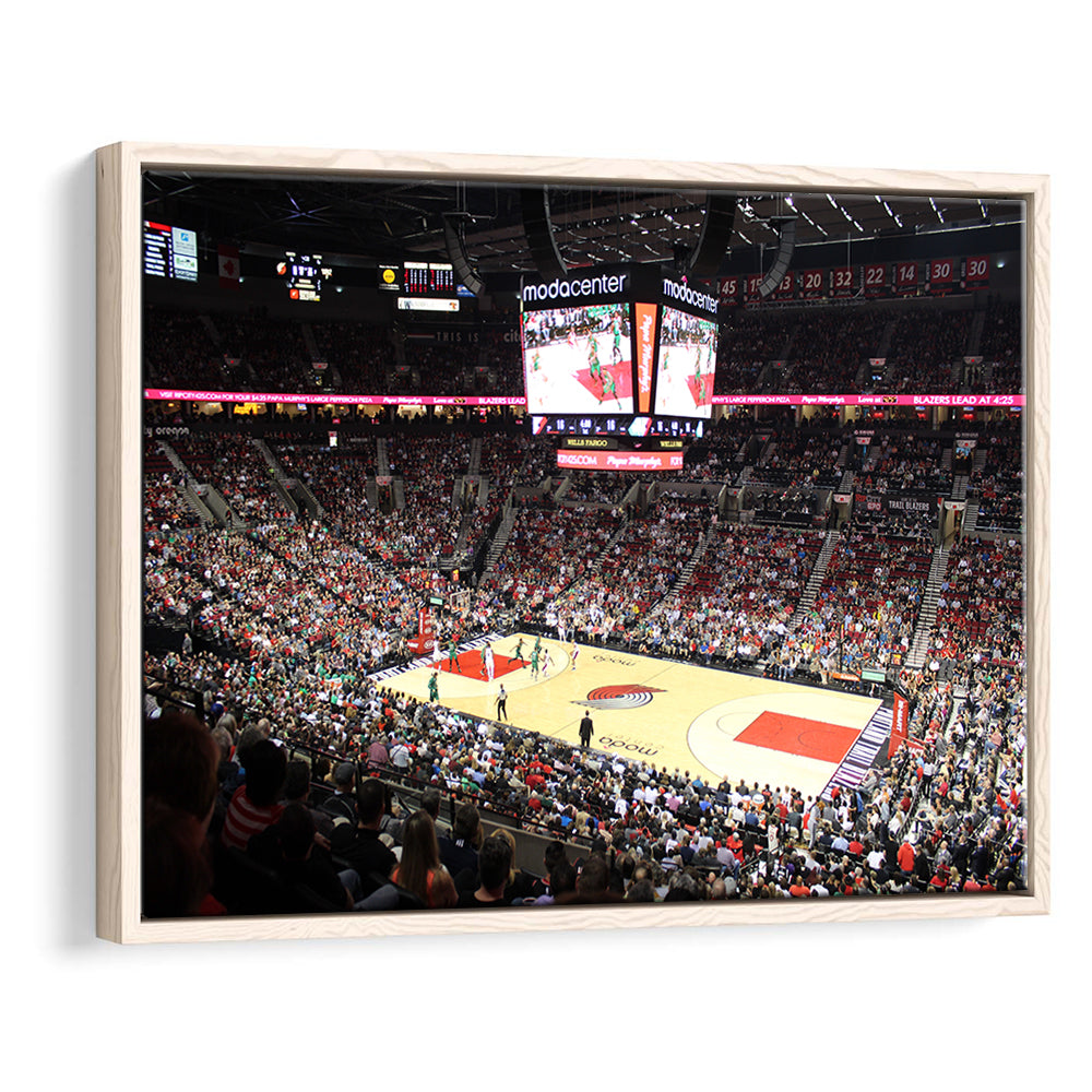 Inside Scotiabank Arena Toronto, Stadium Canvas, Sport Art, Framed Canvas Print Wall Art, Floating Frame