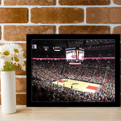Inside Scotiabank Arena Toronto, Stadium Canvas, Sport Art, Gift for him, Framed Art Print Wall Decor, Picture Framed