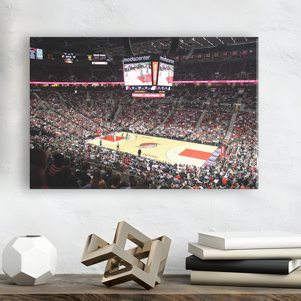 Inside Scotiabank Arena Toronto, Stadium Canvas, Sport Art, Gift for him, Man Cave Decor, Art Print, Canvas Print Wall Art