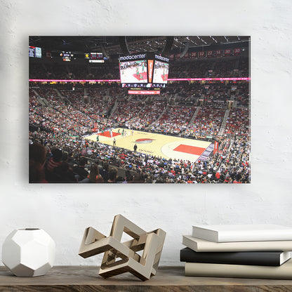 Inside Scotiabank Arena Toronto, Stadium Canvas, Sport Art, Gift for him, Man Cave Decor, Art Print, Canvas Print Wall Art