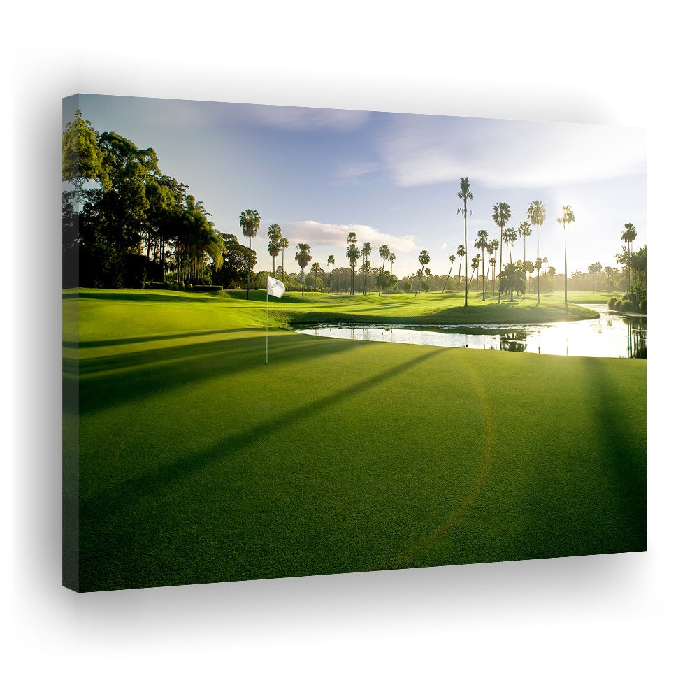 Intercontinental Sanctuary Cove Golf Resorts Of The World, Golf Art Print,Gifts Golf Lover