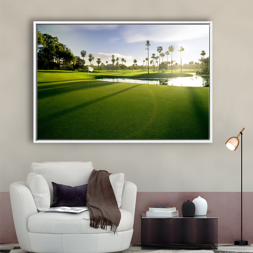 Intercontinental Sanctuary Cove Golf Resorts Of The World, Floating Framed Canvas Print Wall Art