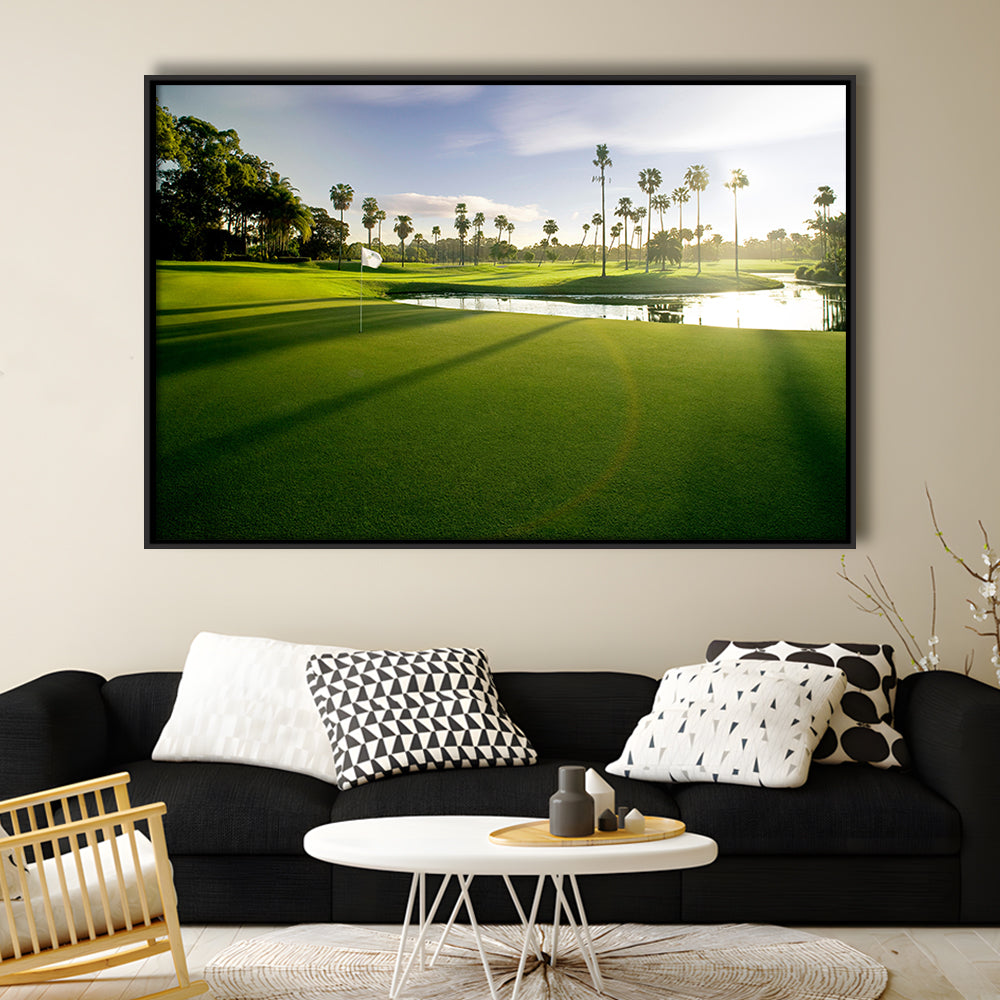 Intercontinental Sanctuary Cove Golf Resorts Of The World, Floating Framed Canvas Print Wall Art