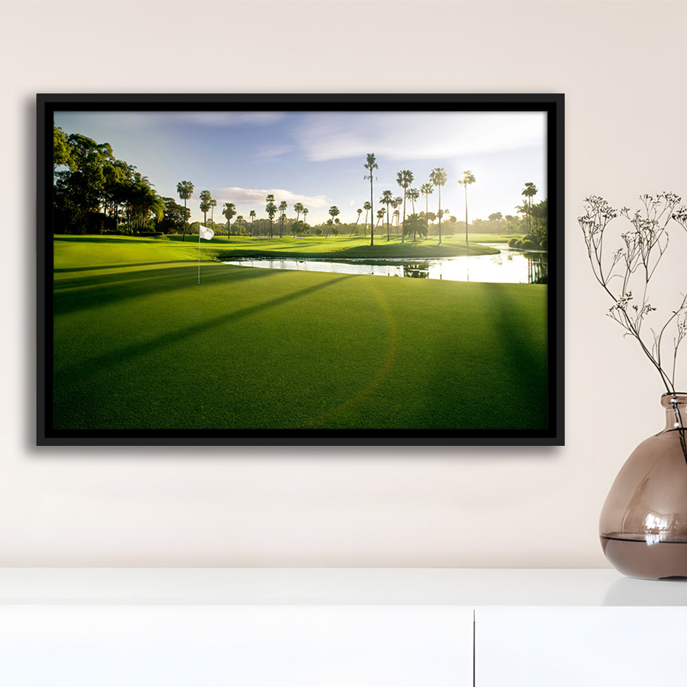 Intercontinental Sanctuary Cove Golf Resorts Of The World, Floating Framed Canvas Print Wall Art