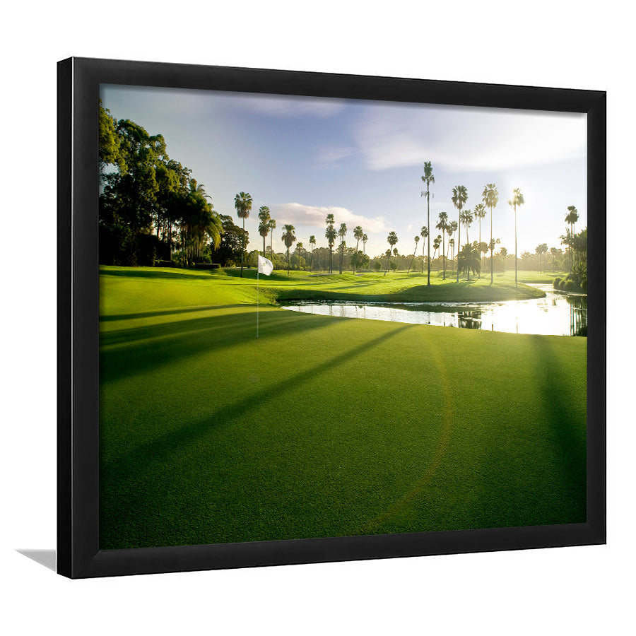 Intercontinental Sanctuary Cove Golf Resorts Of The World, Framed Art Print Wall Decor, Picture Framed