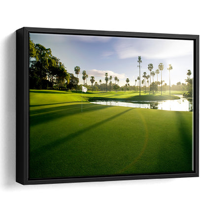 Intercontinental Sanctuary Cove Golf Resorts Of The World, Floating Framed Canvas Print Wall Art