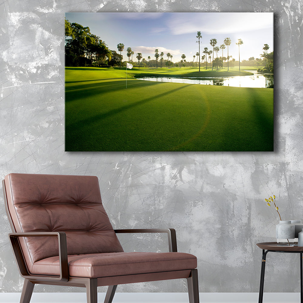 Intercontinental Sanctuary Cove Golf Resorts Of The World, Golf Art Print,Gifts Golf Lover