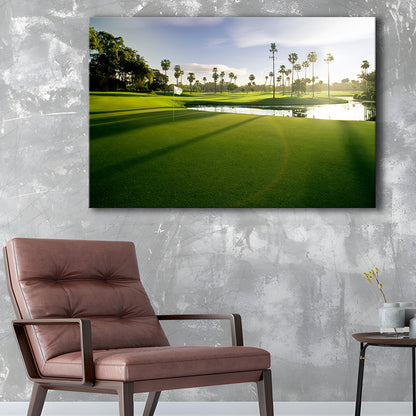 Intercontinental Sanctuary Cove Golf Resorts Of The World, Golf Art Print,Gifts Golf Lover