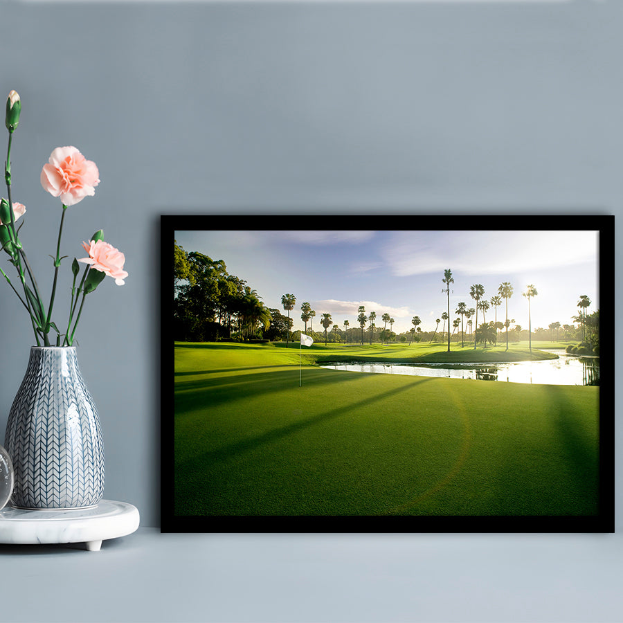 Intercontinental Sanctuary Cove Golf Resorts Of The World, Framed Art Print Wall Decor, Picture Framed