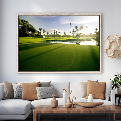 Intercontinental Sanctuary Cove Golf Resorts Of The World, Floating Framed Canvas Print Wall Art