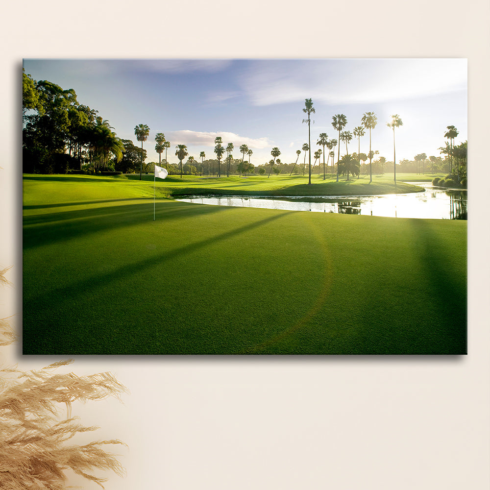 Intercontinental Sanctuary Cove Golf Resorts Of The World, Golf Art Print,Gifts Golf Lover