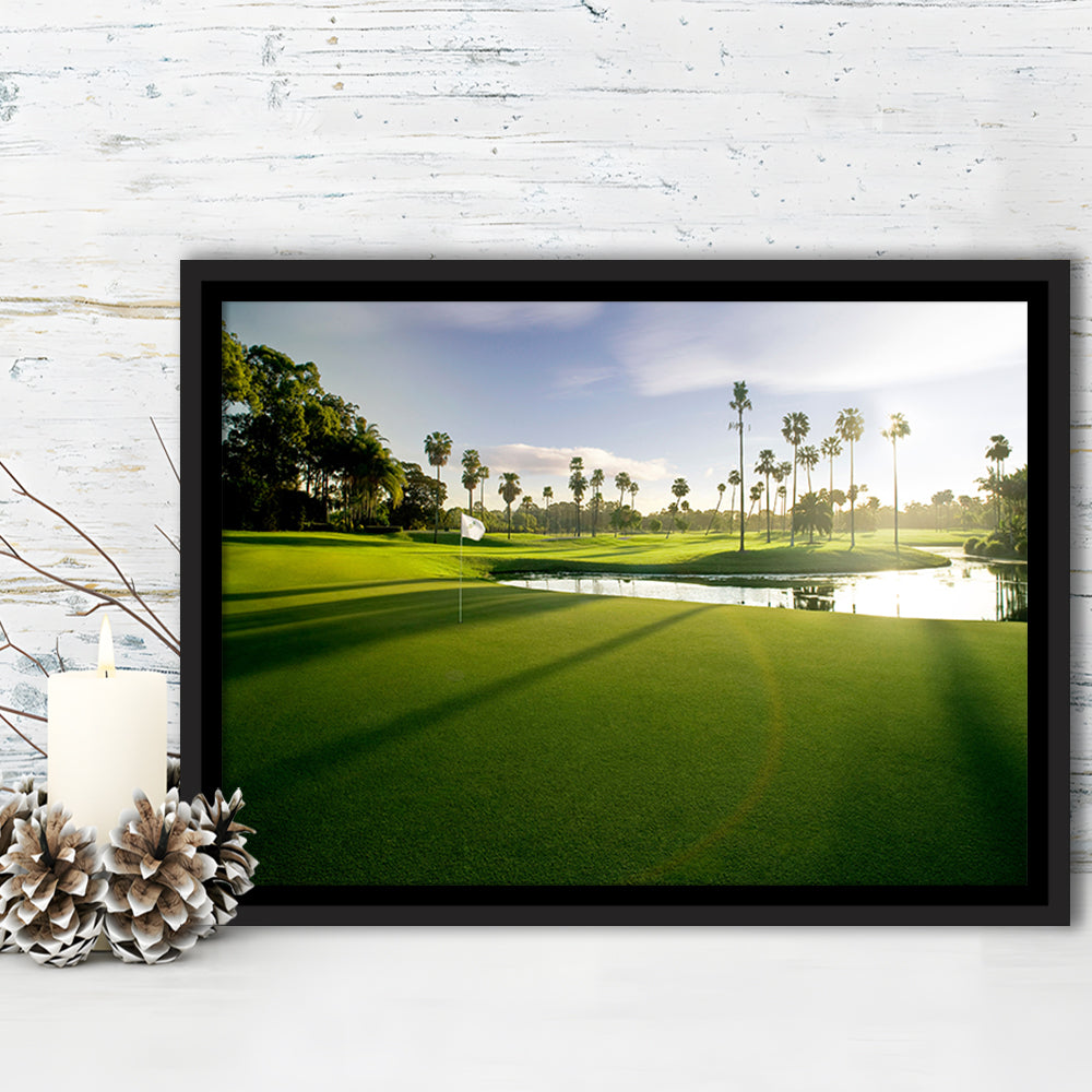 Intercontinental Sanctuary Cove Golf Resorts Of The World, Floating Framed Canvas Print Wall Art