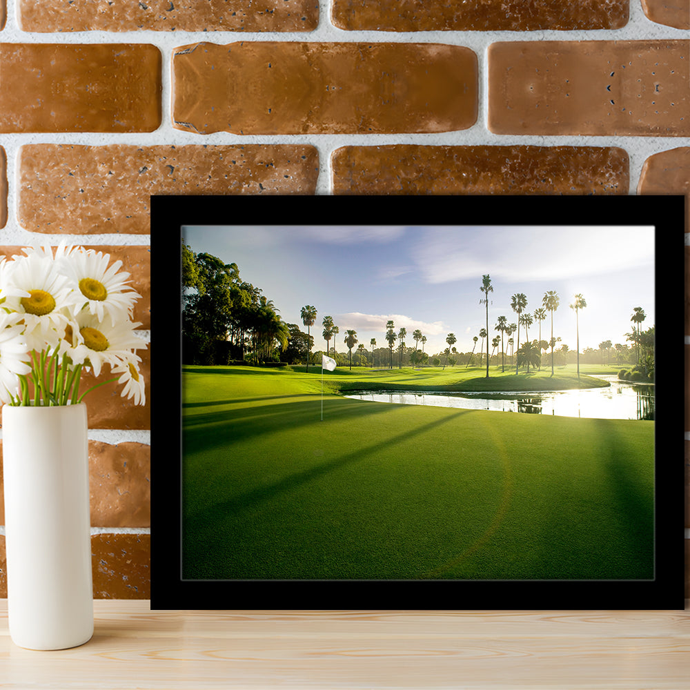 Intercontinental Sanctuary Cove Golf Resorts Of The World, Framed Art Print Wall Decor, Picture Framed