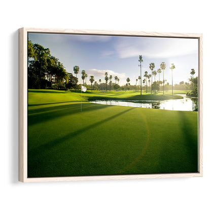 Intercontinental Sanctuary Cove Golf Resorts Of The World, Floating Framed Canvas Print Wall Art