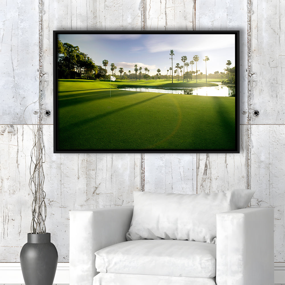 Intercontinental Sanctuary Cove Golf Resorts Of The World, Floating Framed Canvas Print Wall Art