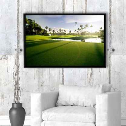 Intercontinental Sanctuary Cove Golf Resorts Of The World, Floating Framed Canvas Print Wall Art
