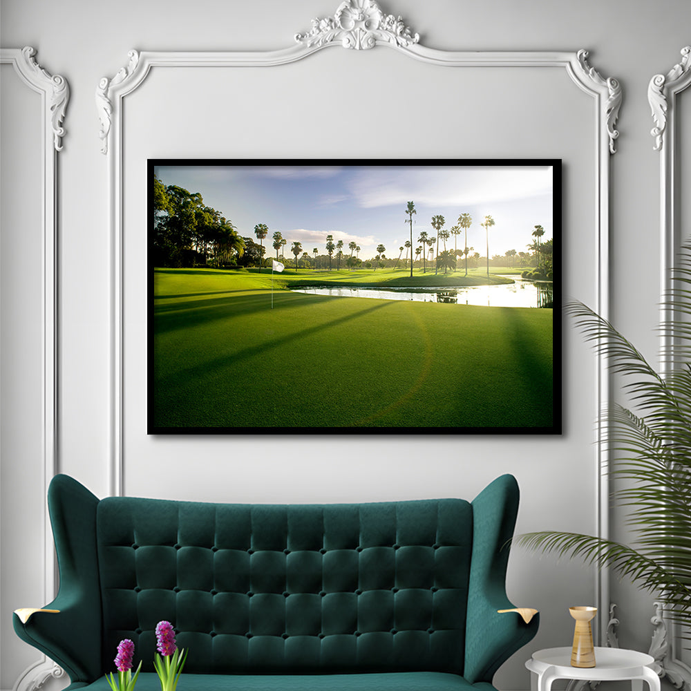 Intercontinental Sanctuary Cove Golf Resorts Of The World, Framed Art Print Wall Decor, Picture Framed