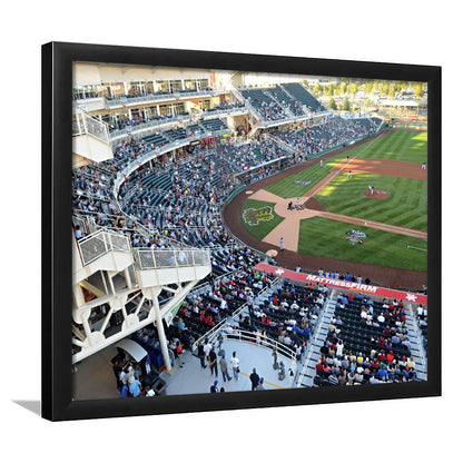 Isotopes Park in Mexico, Stadium Canvas, Sport Art, Gift for him, Framed Art Print Wall Decor, Picture Framed