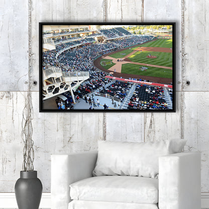 Isotopes Park in Mexico, Stadium Canvas, Sport Art, Framed Canvas Print Wall Art, Floating Frame