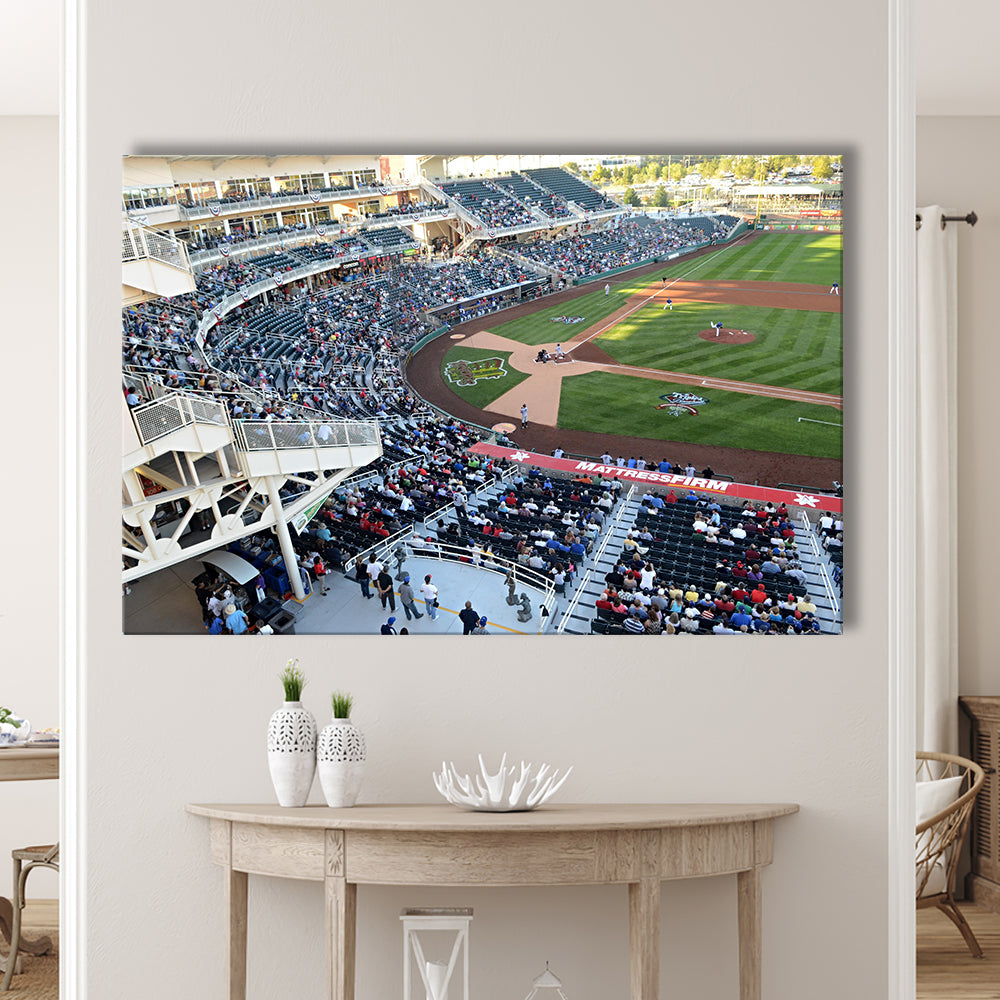 Isotopes Park in Mexico, Stadium Canvas, Sport Art, Gift for him, Man Cave Decor, Art Print, Canvas Print Wall Art