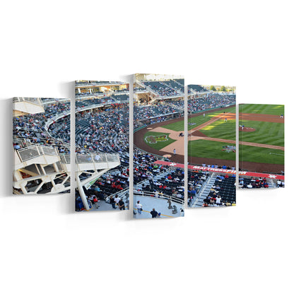 Isotopes Park in Mexico, Stadium Canvas, Sport Art, Gift for him, 5 Panel, Large Canvas, Canvas Print Wall Art