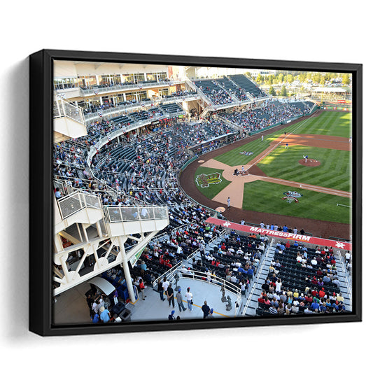 Isotopes Park in Mexico, Stadium Canvas, Sport Art, Framed Canvas Print Wall Art, Floating Frame