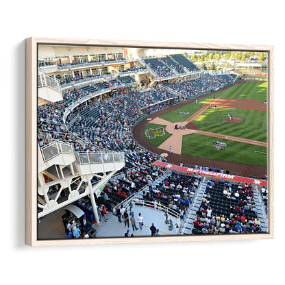 Isotopes Park in Mexico, Stadium Canvas, Sport Art, Framed Canvas Print Wall Art, Floating Frame