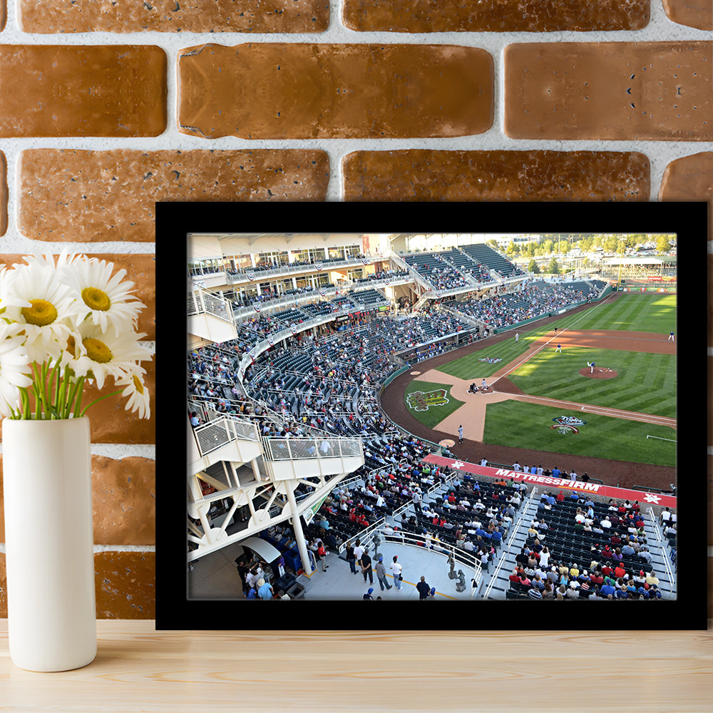 Isotopes Park in Mexico, Stadium Canvas, Sport Art, Gift for him, Framed Art Print Wall Decor, Picture Framed