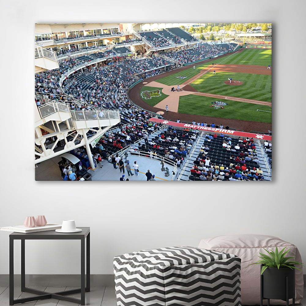 Isotopes Park in Mexico, Stadium Canvas, Sport Art, Gift for him, Man Cave Decor, Art Print, Canvas Print Wall Art
