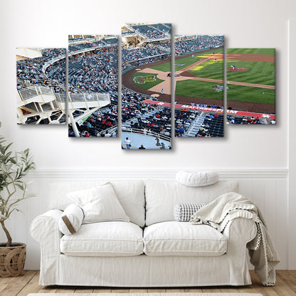 Isotopes Park in Mexico, Stadium Canvas, Sport Art, Gift for him, 5 Panel, Large Canvas, Canvas Print Wall Art
