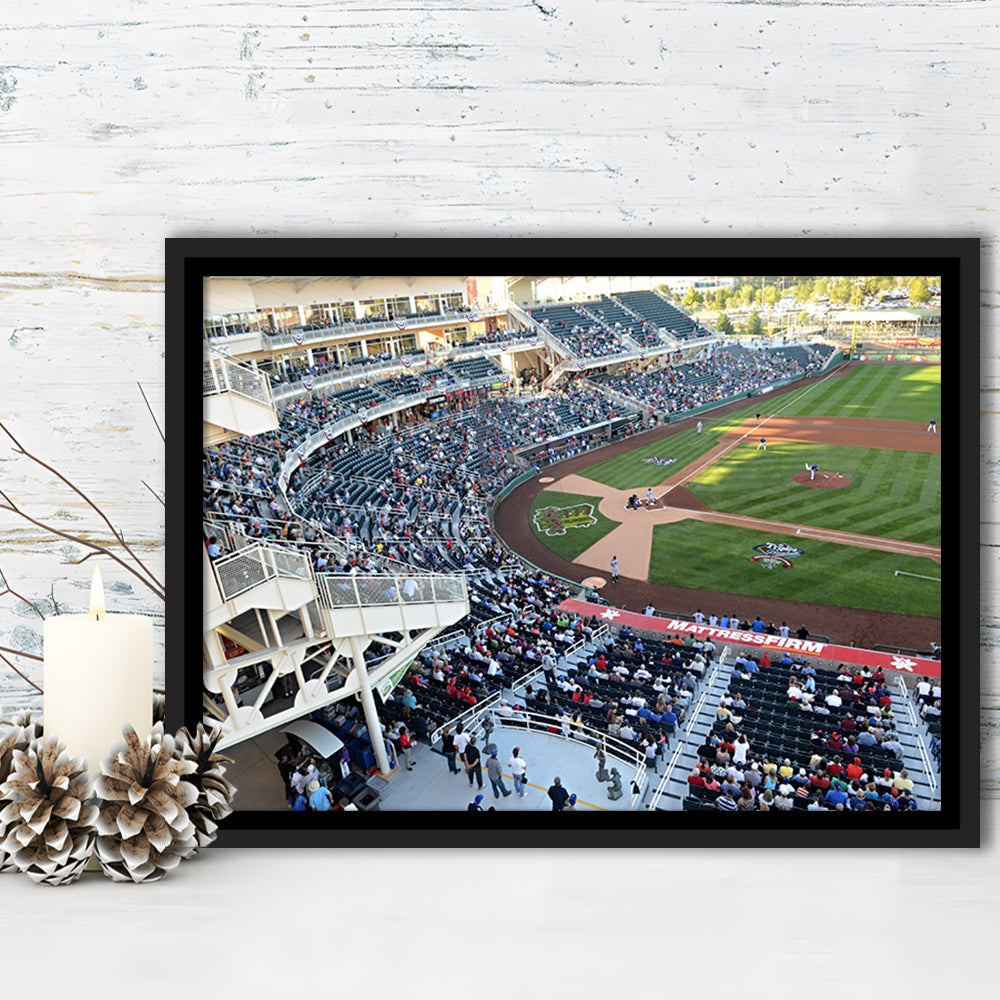 Isotopes Park in Mexico, Stadium Canvas, Sport Art, Framed Canvas Print Wall Art, Floating Frame