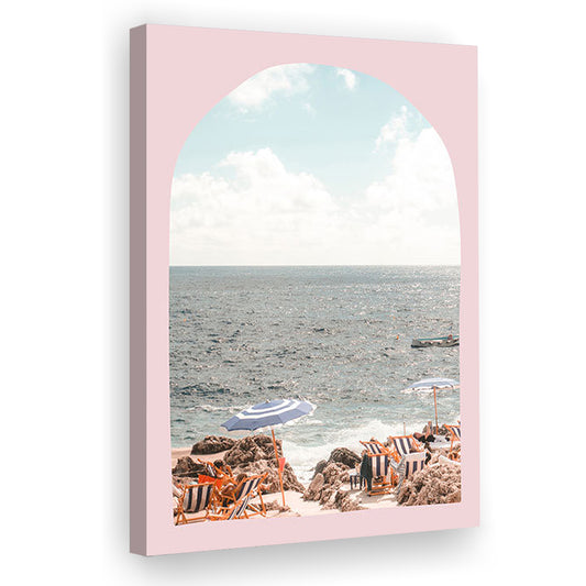 Italian Beach Print, Beach Photography, Capri Print, Italian Beach, Canvas Prints Wall Art