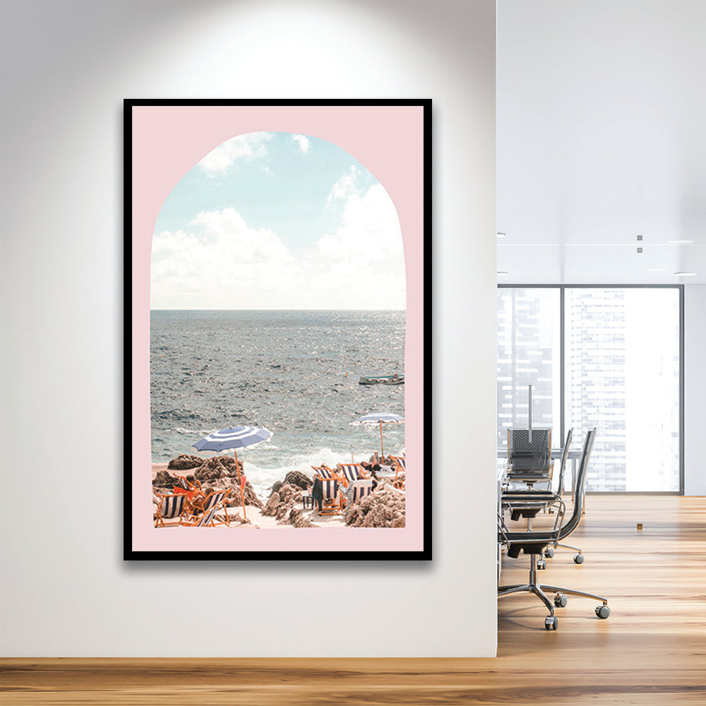 Italian Beach Print, Beach Photography, Capri Print, Italian Beach, Framed Art Prints Wall Decor