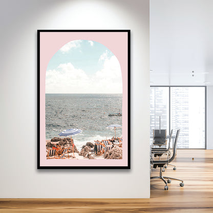 Italian Beach Print, Beach Photography, Capri Print, Italian Beach, Framed Art Prints Wall Decor