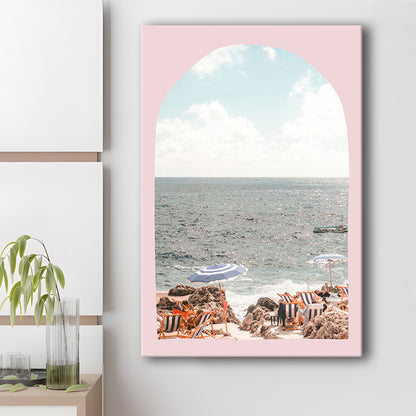 Italian Beach Print, Beach Photography, Capri Print, Italian Beach, Canvas Prints Wall Art