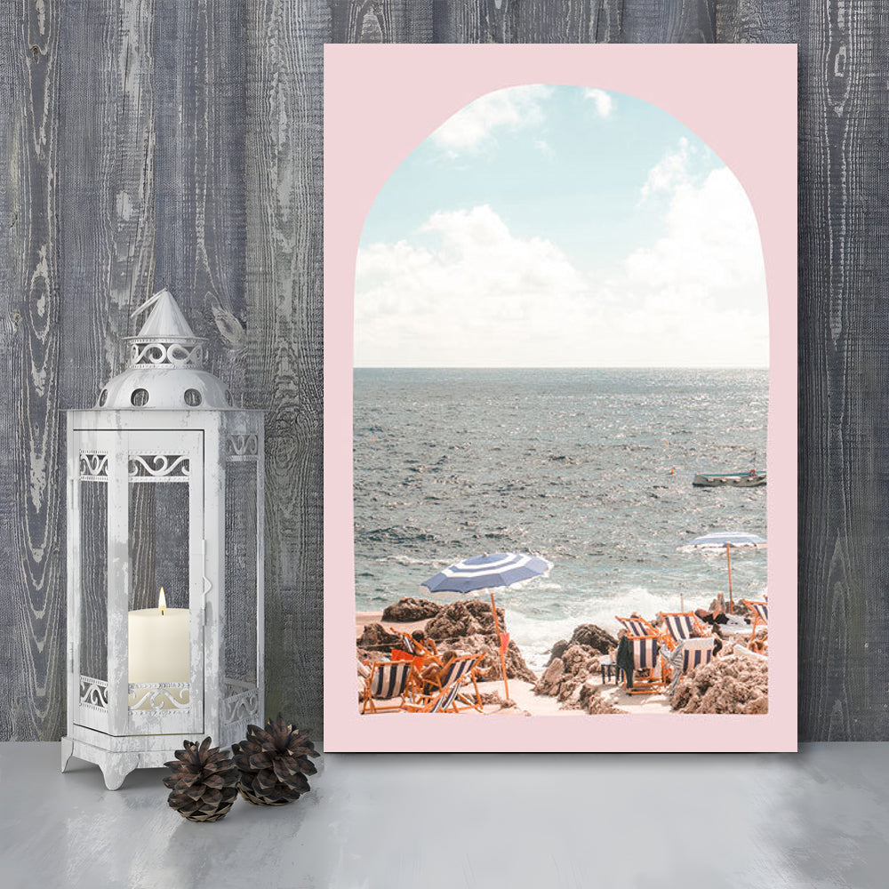 Italian Beach Print, Beach Photography, Capri Print, Italian Beach, Canvas Prints Wall Art