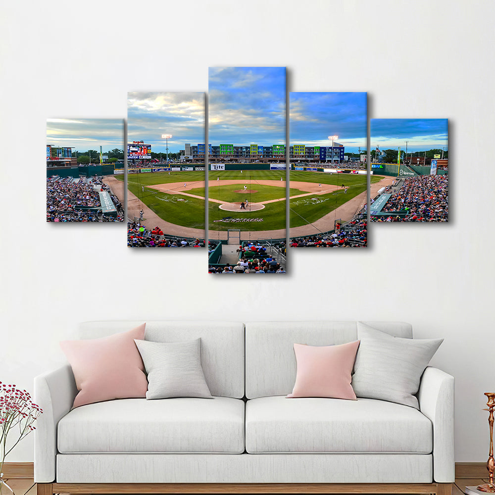 Jackson Field, Stadium Canvas, Sport Art, Gift for him, 5 Panel, Large Canvas, Canvas Print Wall Art