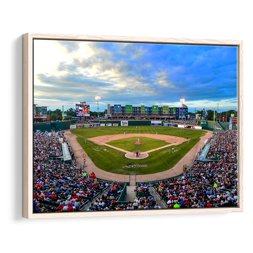 Jackson Field, Stadium Canvas, Sport Art, Framed Canvas Print Wall Art, Floating Frame