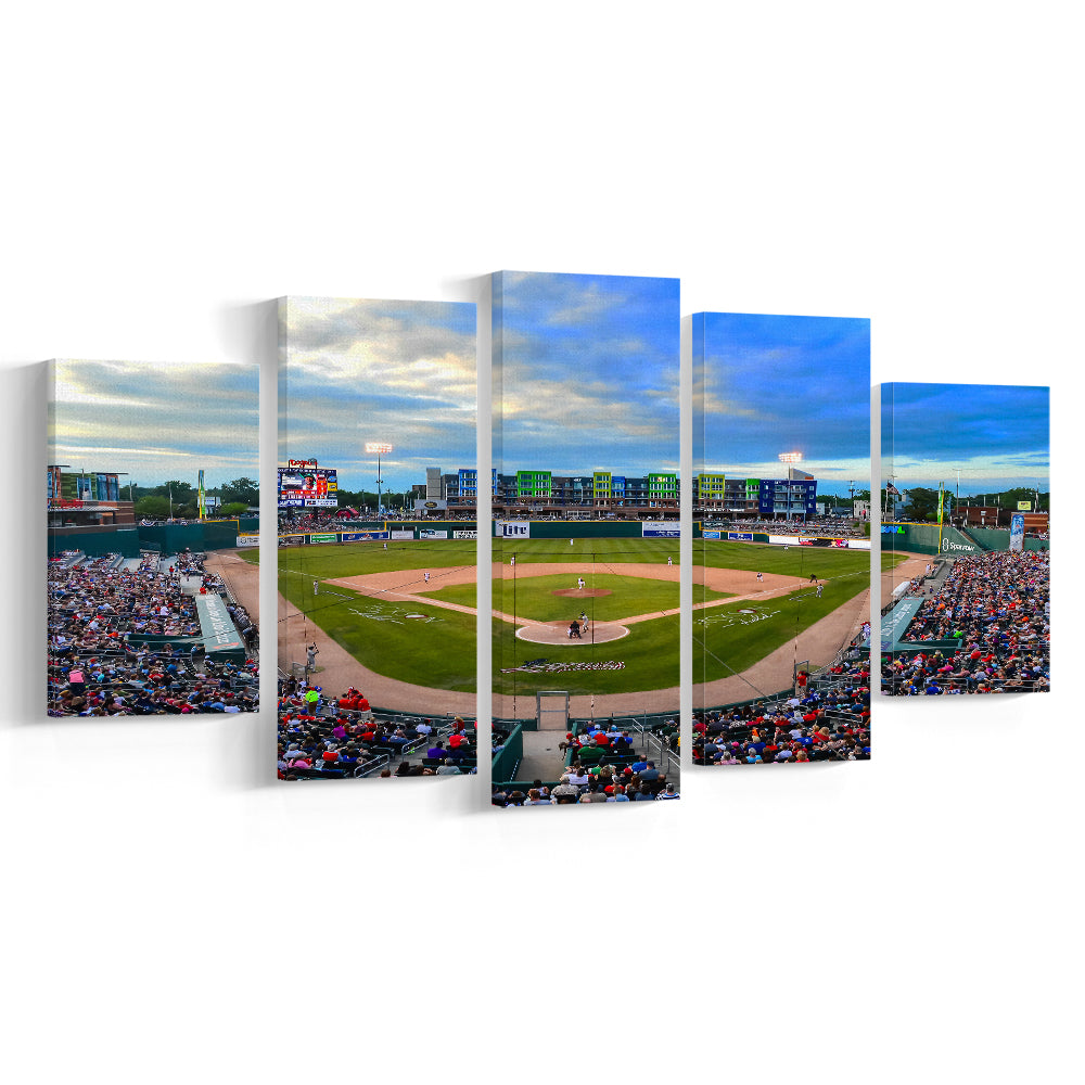 Jackson Field, Stadium Canvas, Sport Art, Gift for him, 5 Panel, Large Canvas, Canvas Print Wall Art