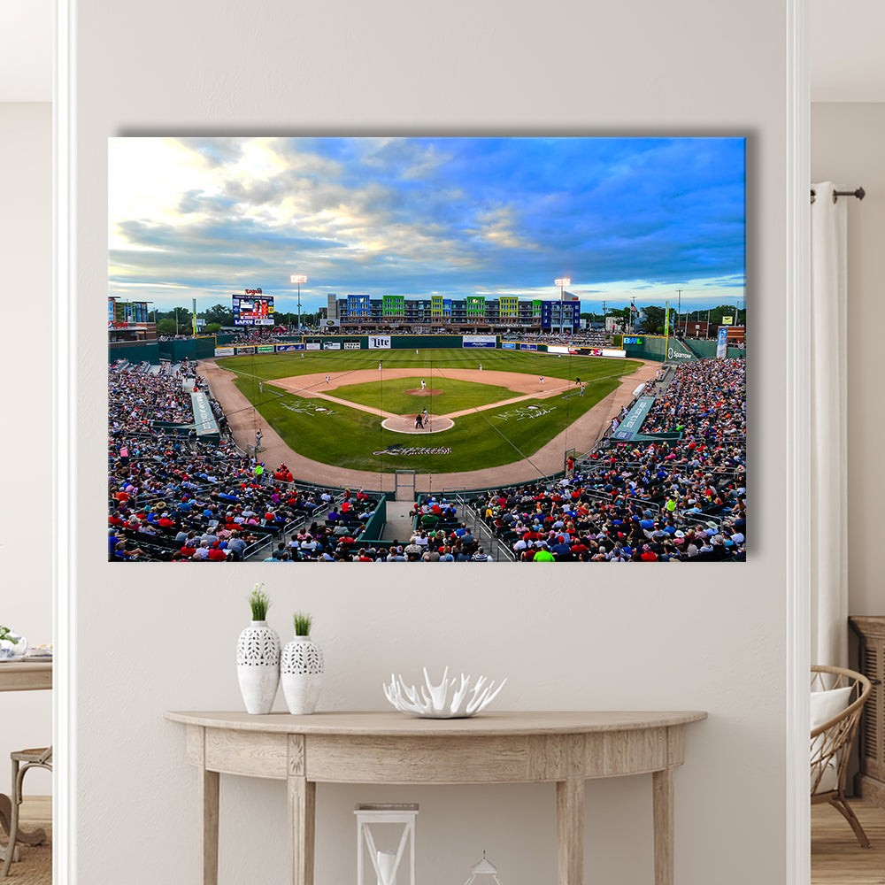 Jackson Field, Stadium Canvas, Sport Art, Gift for him, Man Cave Decor, Art Print, Canvas Print Wall Art