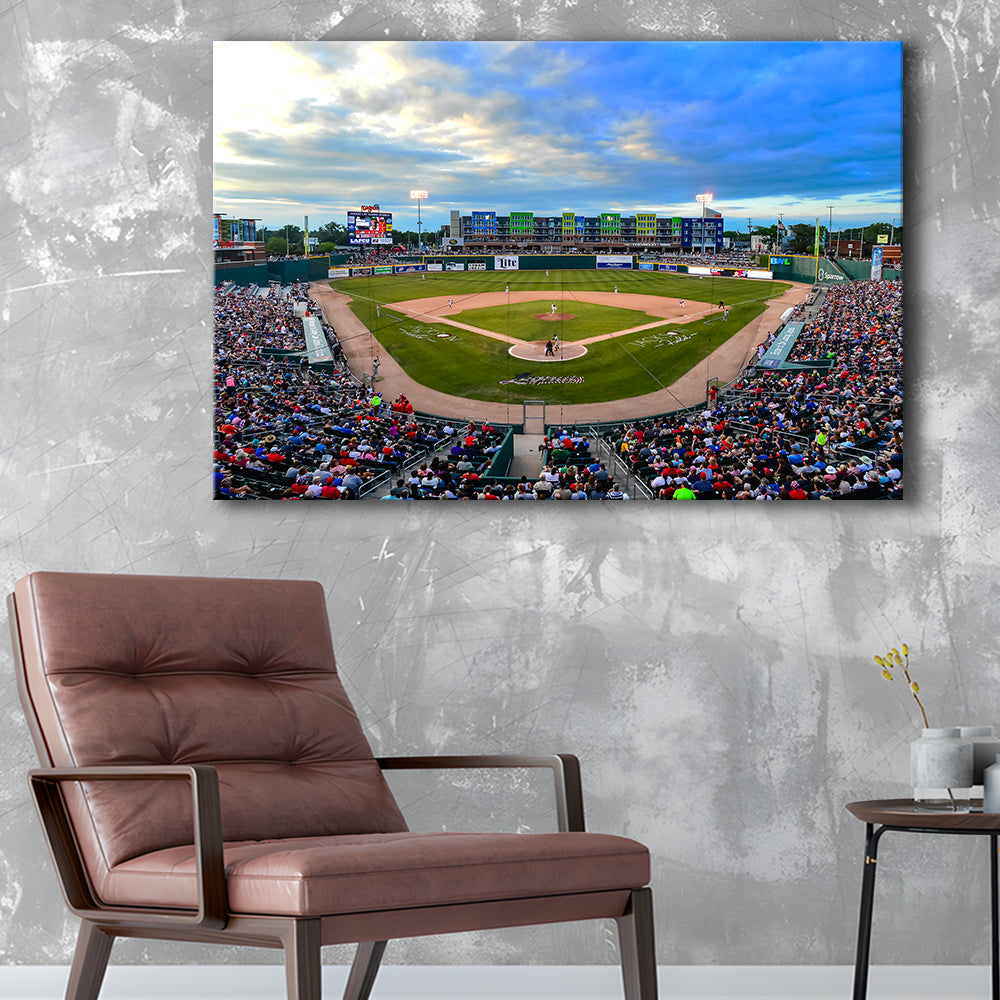 Jackson Field, Stadium Canvas, Sport Art, Gift for him, Man Cave Decor, Art Print, Canvas Print Wall Art