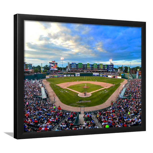Jackson Field, Stadium Canvas, Sport Art, Gift for him, Framed Art Print Wall Decor, Picture Framed