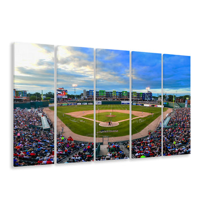 Jackson Field, Stadium Canvas, Sport Art, 5 Panel B, Extra Large Canvas, Canvas Print Wall Art