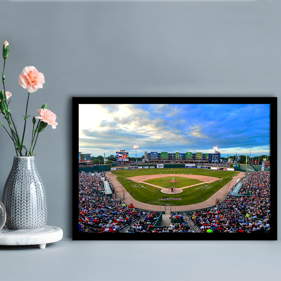 Jackson Field, Stadium Canvas, Sport Art, Gift for him, Framed Art Print Wall Decor, Picture Framed