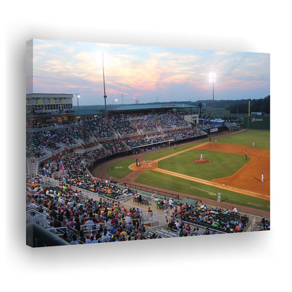 Jackson Field in Lansing, Stadium Canvas, Sport Art, Gift for him, Man Cave Decor, Art Print, Canvas Print Wall Art