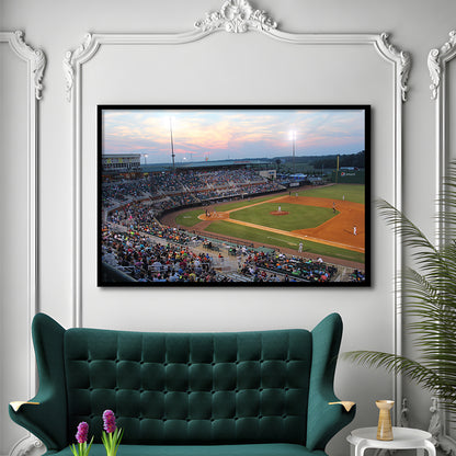 Jackson Field in Lansing, Stadium Canvas, Sport Art, Gift for him, Framed Art Print Wall Decor, Picture Framed