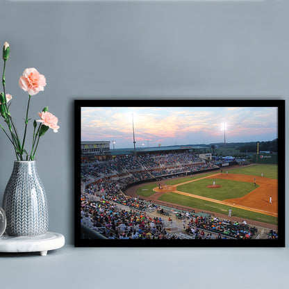 Jackson Field in Lansing, Stadium Canvas, Sport Art, Gift for him, Framed Art Print Wall Decor, Picture Framed