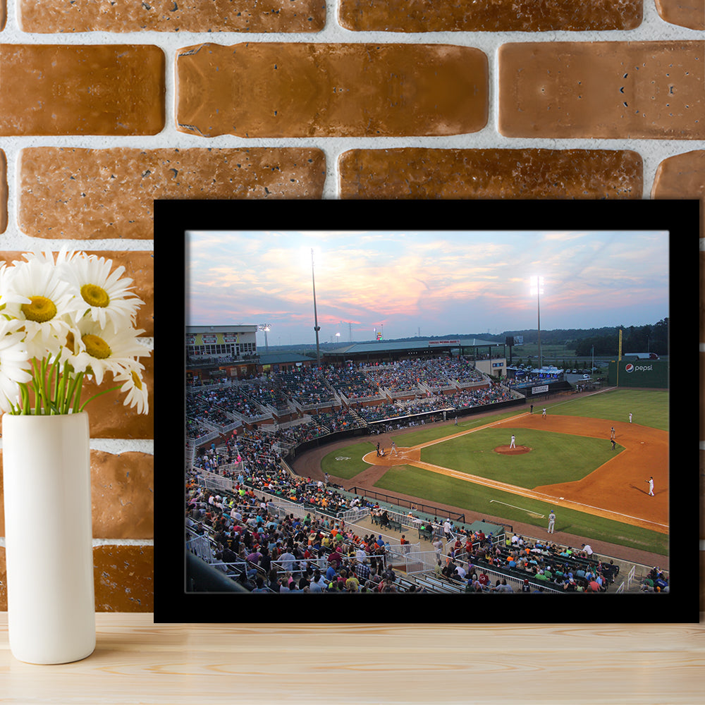 Jackson Field in Lansing, Stadium Canvas, Sport Art, Gift for him, Framed Art Print Wall Decor, Picture Framed